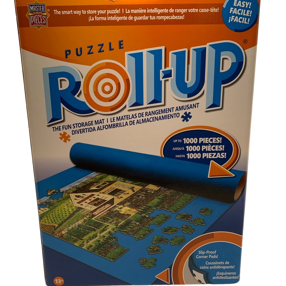 Master Pieces Jumbo Roll Up Puzzle Mat With up to 1000 Pieces with Storage Tube